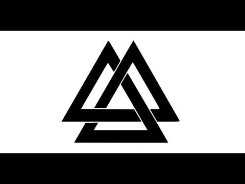 Significado del tatuaje de Valknut: tres triángulos entrelazados