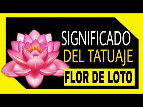 Significado de la flor de loto como tatuaje para mujeres