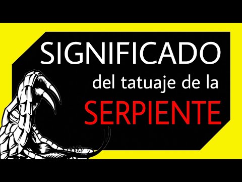 Significado del tatuaje de una serpiente y una espada