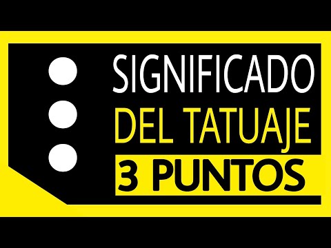 Significado del tatuaje de los 3 puntos