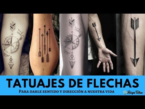 Significado de una flecha en tatuaje