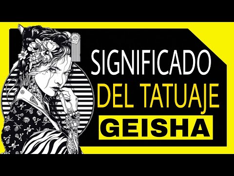 Significado del tatuaje de geisha en hombres