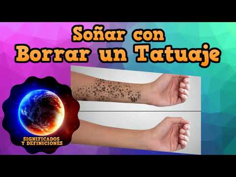 Significado de soñar que se te borra un tatuaje