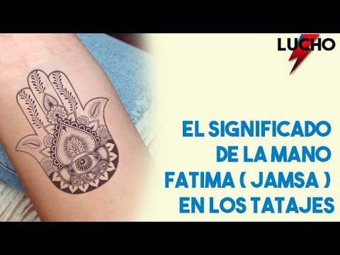 Significado del tatuaje de mano de Fátima con ojo turco