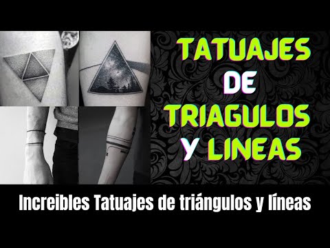 Significado del tatuaje doble triángulo