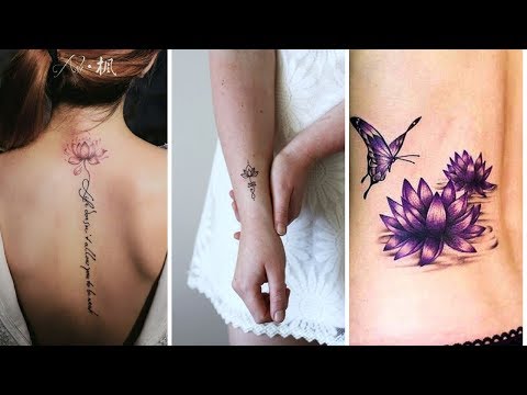 Significado del tatuaje de flor de loto en la espalda