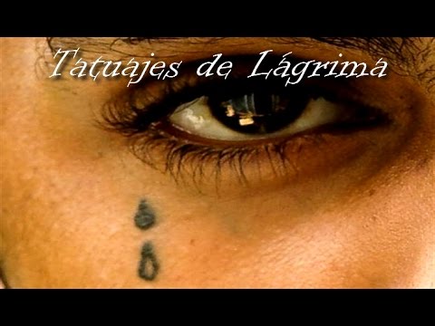 Significado del tatuaje de lágrima en el ojo izquierdo