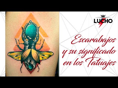 Significado del tatuaje de escarabajo egipcio