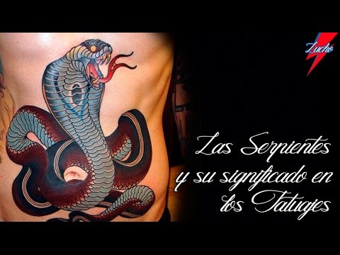 Significado del tatuaje de serpiente blanca y negra