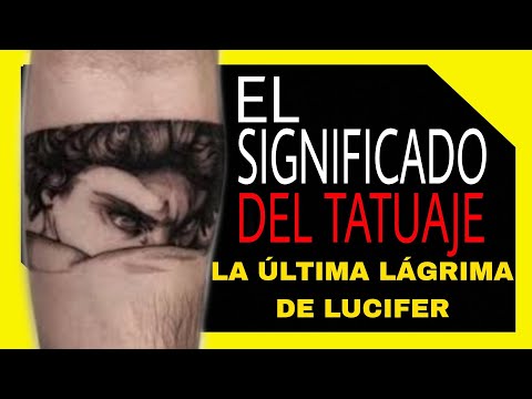 Significado del tatuaje de Lucifer llorando
