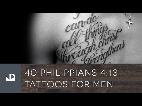 Significado del tatuaje de Filipenses 4:13